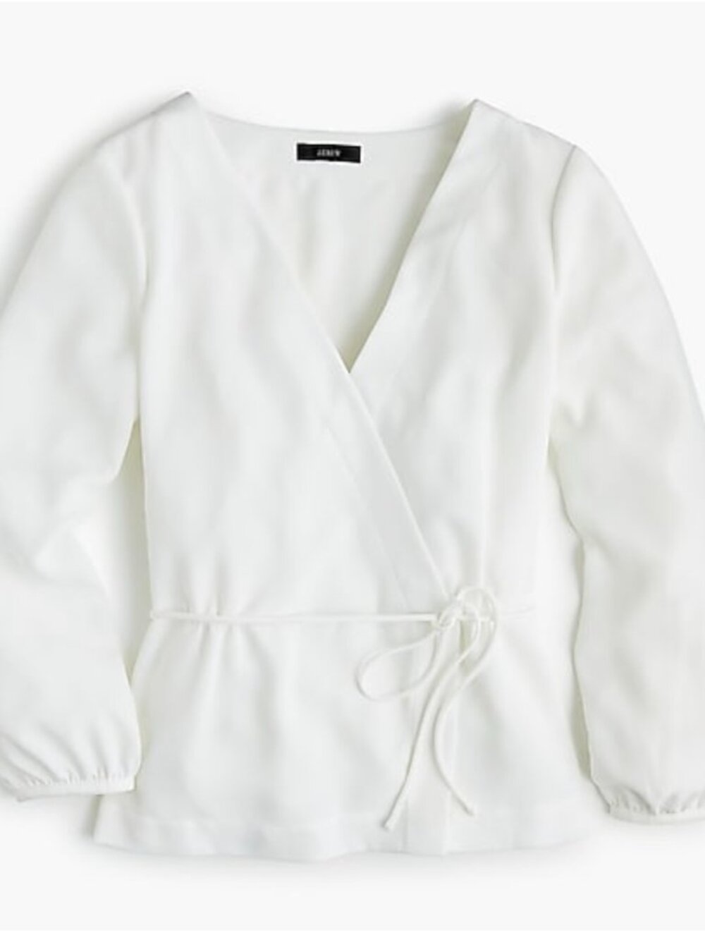 J Crew Women's Classic White Top Blouse XS
